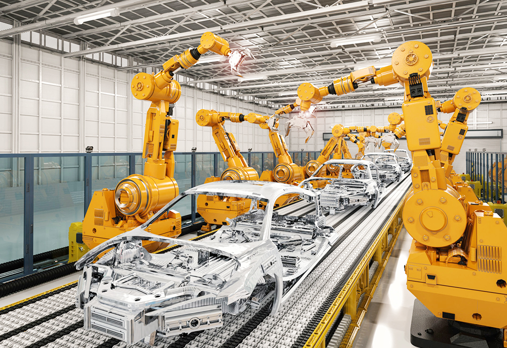 Produção de automóveis