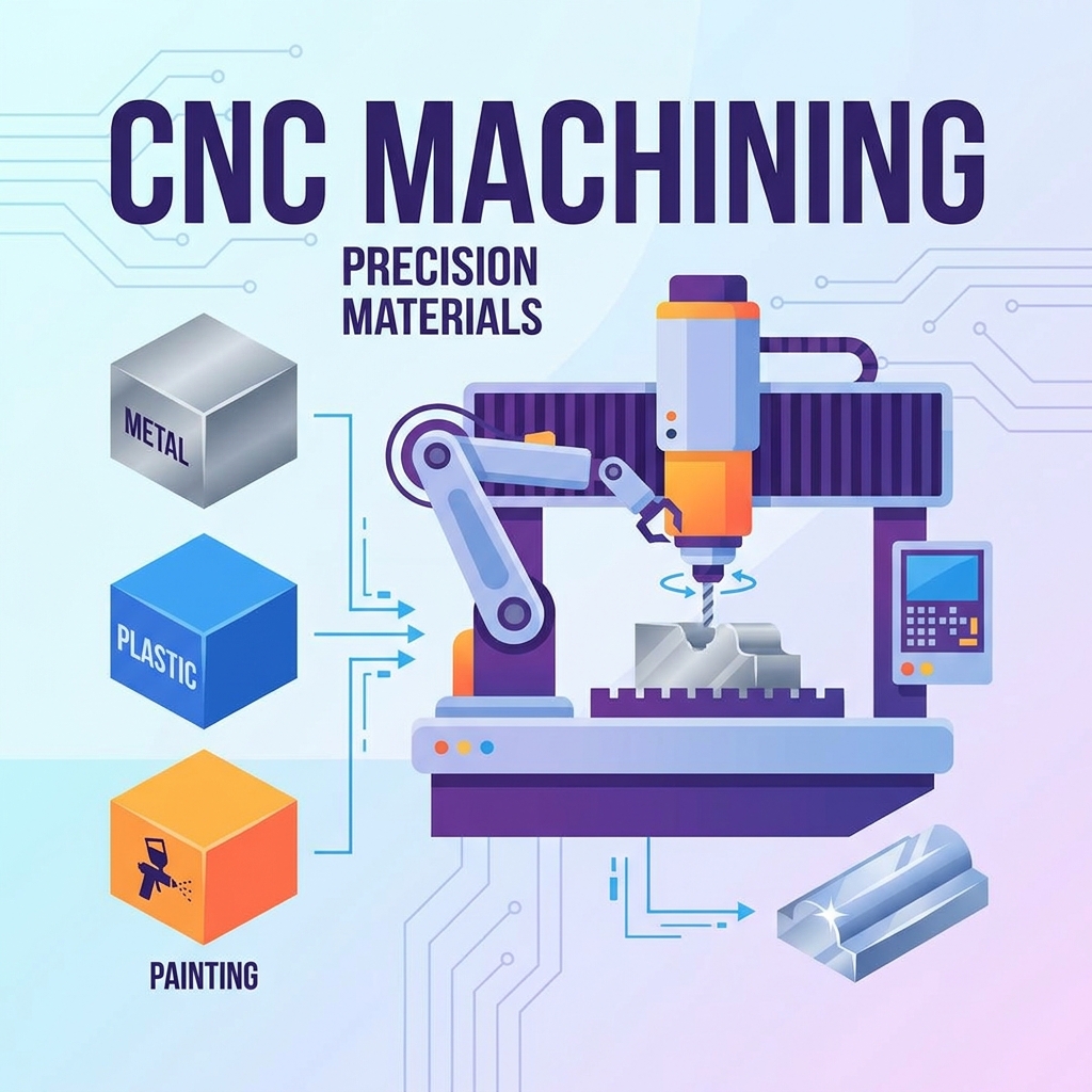 Principais materiais usados ​​para projetos de usinagem CNC de precisão